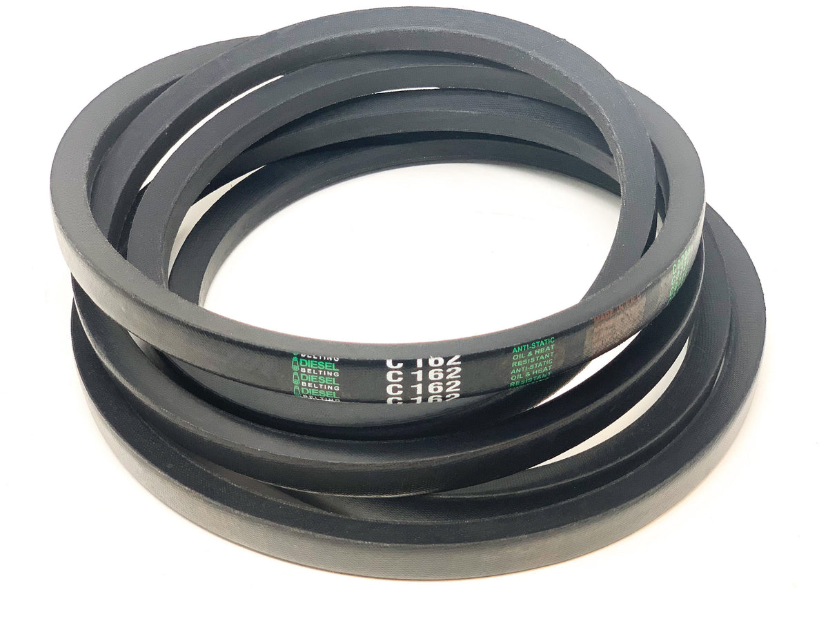 D&D PowerDrive BX162 Cogged V-Belt – 5/8 X 165 Inches, Heavy-Duty Industrial Grade