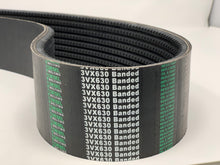 Load image into Gallery viewer, 3/3VX630 Banded Cogged V-Belt 1.2 x 63in Outside Circumference