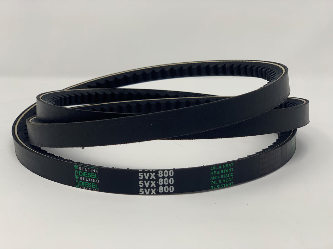 5VX800 Cogged V-Belt 5/8 x 80in Outside Circumference
