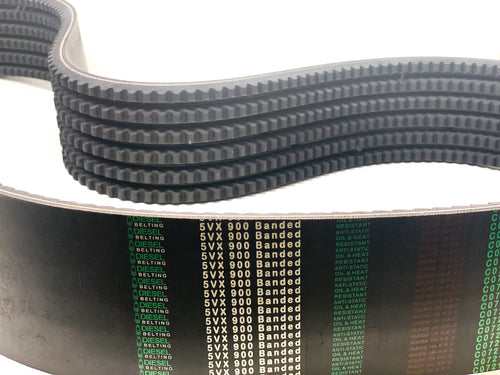 2/5VX900 Banded Cogged V-Belt 5/8in x 90in 2 Bands