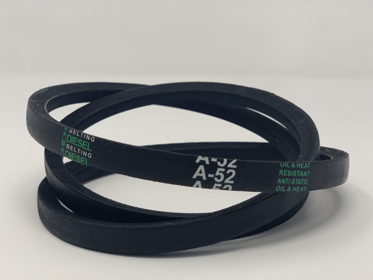 Dayton 3X702 Replacement V Belt A52 Classic Wrapped 1/2 x 54in Outside ...