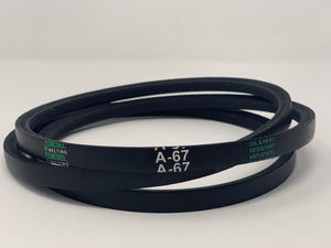 A67 Classic Wrapped V-Belt 1/2 x 69in Outside Circumference