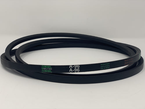 Dayton 3X632 Replacement V Belt A96 Classic Wrapped  1/2 x 98in Outside Circumference