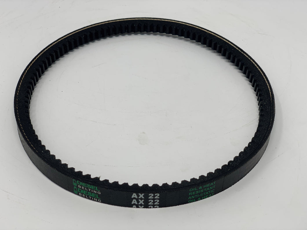 Dayton 3VU41 Replacement V Belt AX22 Classic Cogged  1/2 x 24in Outside Circumference