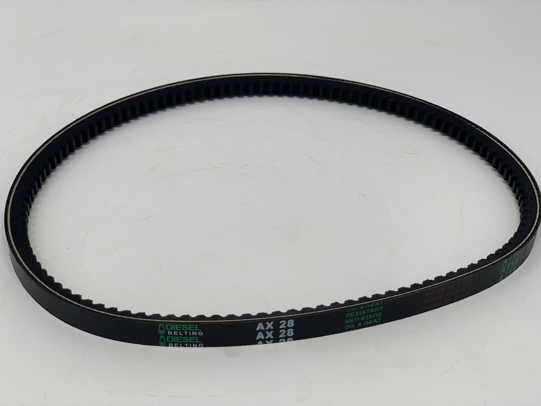 Dayton 6L233 Replacement V Belt AX28 Classic Cogged  1/2 x 30in Outside Circumference