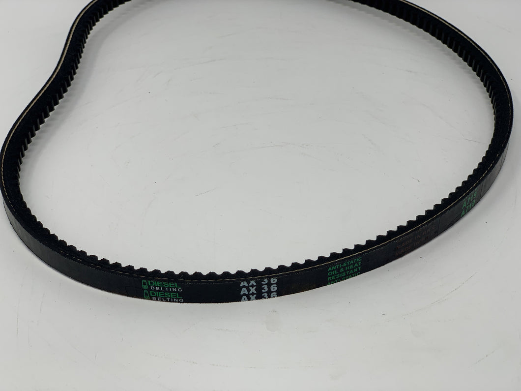 AX36 Classic Cogged V-Belt 1/2 x 38in Outside Circumference