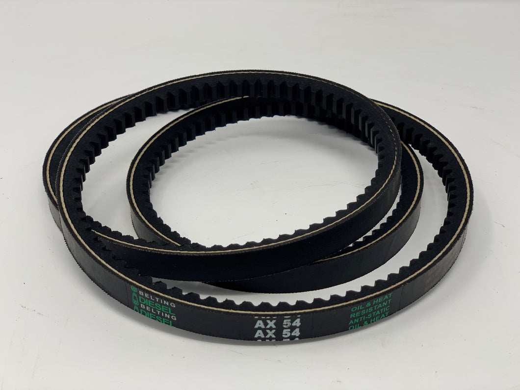 Dayton 6L240 Replacement V Belt AX54 Classic Cogged  1/2 x 56in Outside Circumference