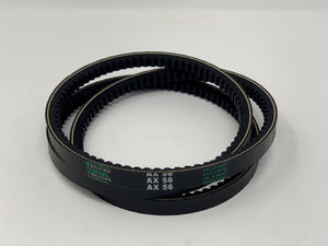 Dayton 6L242 Replacement V Belt AX56 Classic Cogged  1/2 x 58in Outside Circumference