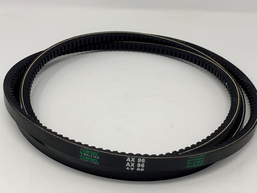 Dayton 6L256 Replacement V Belt AX96 Classic Cogged  1/2 x 98in Outside Circumference