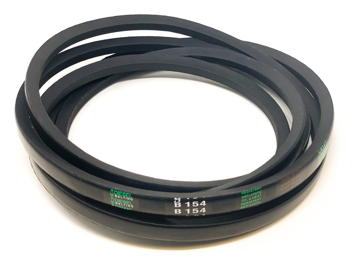 B154 Classic Wrapped V-Belt 21/32in x 157in Outside Circumference ...