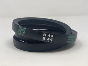 B44 V-Belt 21/32" x 47" Outside Circumference Classic Wrapped Diesel Belting