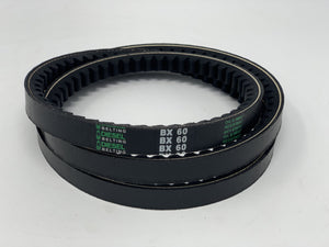 Dayton 6A130 Replacement V Belt BX60 Classic Cogged  21/32 x 63in Outside Circumference