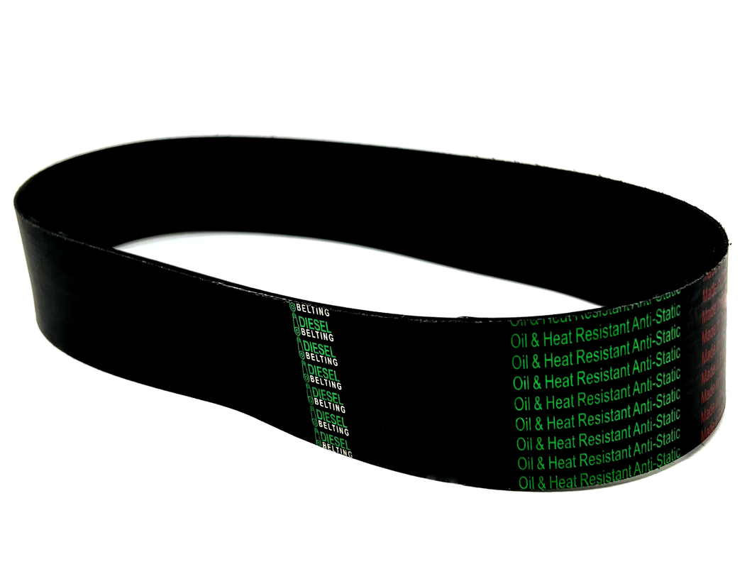 280J15 Micro V Belt J Section 28in OC 15 Ribs Diesel Belting